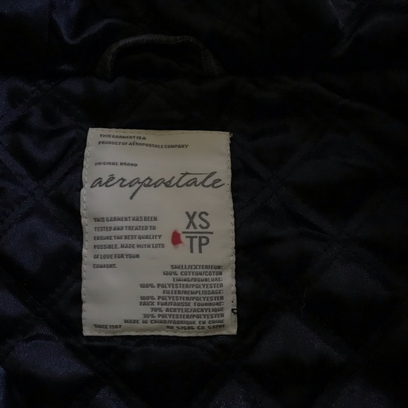 Plaid Aeropostale quilted vest - Picture 3 of 6
